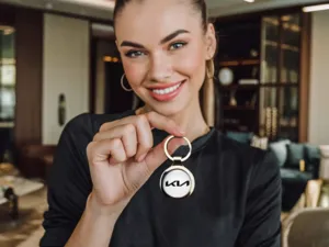 KIA Portachiavi Carini Lega Lucida Stile Elegante